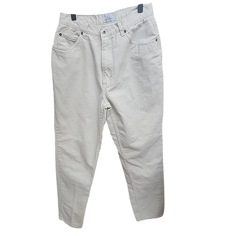 Paul Harris Womens Size 8 Vintage 100% Cotton Tan Jeans‎